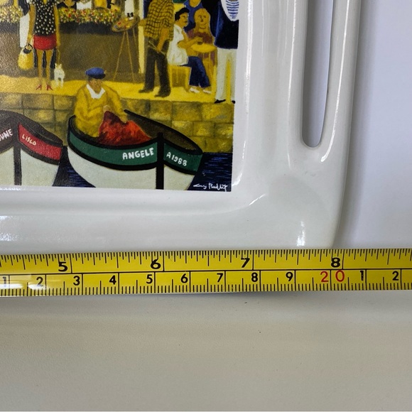 Guy Buffet Collection California Pantry Small Cheese Cracker Platter Plate 2003 - Picture 8 of 16